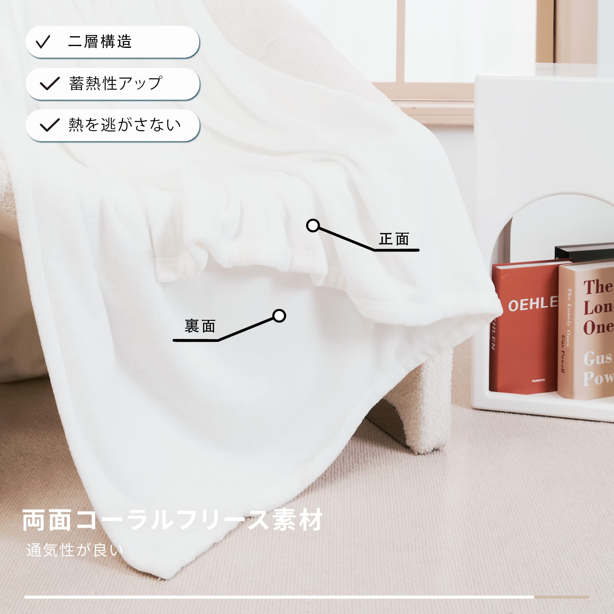 Amazon｜Deconovo 毛布 ひざ掛け 夏用 ハーフケット ブランケット